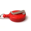 Kép 2/2 - Gazdaságos kihúzható műanyag passz- és kulcstartó jojó - PIROS