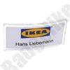Kép 1/5 - ID6002 Ívelt plexi névkitűző mágneses rögzítéssel, 78x36mm