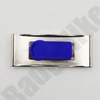 Kép 3/6 - ID6009_E_M_80x32 Elegáns névkitűző fix logoval mágnessel EZÜST