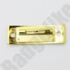 Kép 3/4 - ID6010 Praktikus névkitűző, ARANY, tű rögzítéssel, 22x68mm