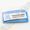 Kép 3/4 - ID6011 Praktikus névkitűző, VILÁGOSKÉK, mágneses rögzítéssel, 30x70mm