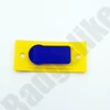 Kép 3/4 - ID6011 Praktikus névkitűző, CITROMSÁRGA, mágneses rögzítéssel, 30x70mm