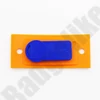 Kép 3/4 - ID6011 Praktikus névkitűző, NARANCSSÁRGA, mágneses rögzítéssel, 30x70mm