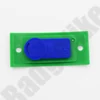 Kép 3/4 - ID6011 Praktikus névkitűző, ZÖLD, mágneses rögzítéssel, 30x70mm