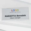 Kép 2/5 - ID6020 Plexi névkitűző mágneses rögzítéssel, 70x35mm