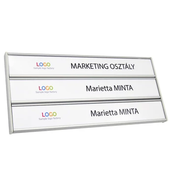 Sínes névtábla - HÁROMSOROS - 200x31mm x 3sor - ID6091_200x31_3