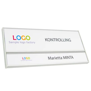 Sínes névtábla - 1+1 SOROS - 200x62+200x31mm - ID6091_62_1_31_1