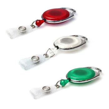 Kihúzható műanyag passz- és kulcstartó jojó