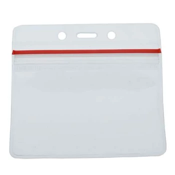 ID0015 - Gyorszáras passztartó puha műanyagból, fekvő formátumú kártyatartó - befogadó kártyaméret: 90x61mm.