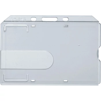 ID2010 - Zárt passztartó átlátszó kemény műanyagból, fekvő formátumban