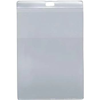 ID4002 - Nagyméretű passztartó puha műanyagból, álló formátumú kártyatartó - 105x150mm