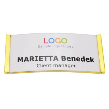 ID6010 Praktikus névkitűző ARANY