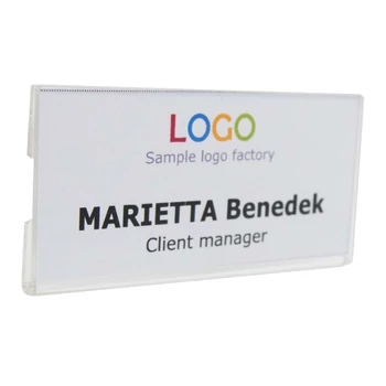 ID6020 Plexi névkitűző