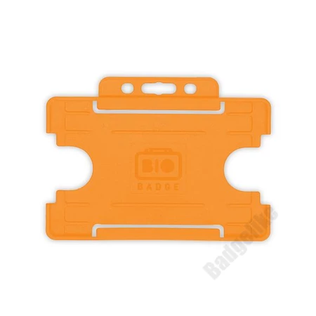 ID2001_nsárga - Nyitott passztartó kemény műanyagból, fekvő formátumban