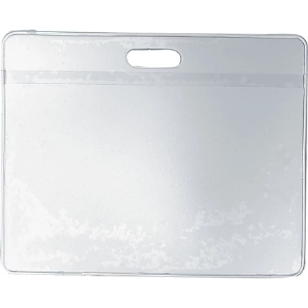 ID001 - Passztartó puha műanyagból, fekvő formátumú kártyatartó - befogadó kártyaméret: 90x61mm.