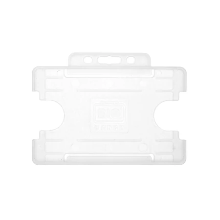 ID2001_opal - Nyitott passztartó kemény műanyagból, fekvő formátumban