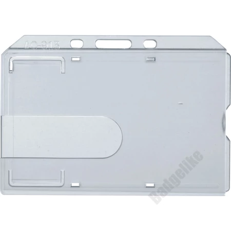 ID2010 - Zárt passztartó átlátszó kemény műanyagból, fekvő formátumban