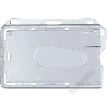 ID2012 - Zárt passztartó átlátszó kemény műanyagból, fekvő formátumban