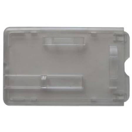 ID2016 - Zárt passztartó átlátszó kemény műanyagból, fekvő/álló formátumban, kitolófüllel